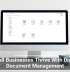 Small Businesses Thrive With Digital Document Management